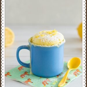 Tortita de limón en taza