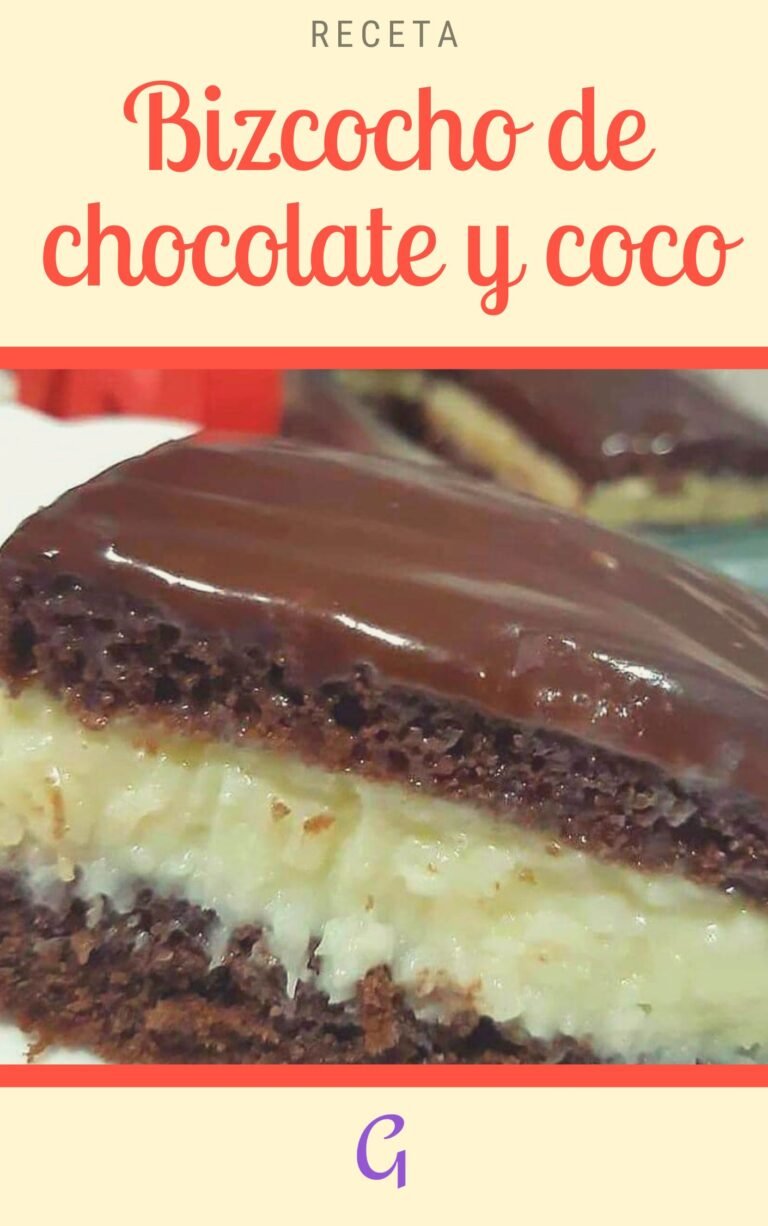 Bizcocho de chocolate y coco rallado (torta prestigio) Guía Femenina
